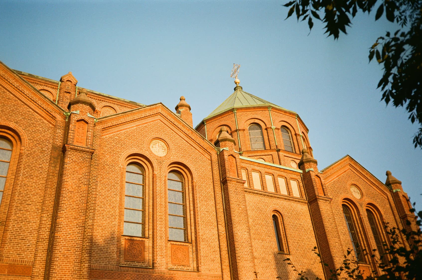 Sunkissed church
